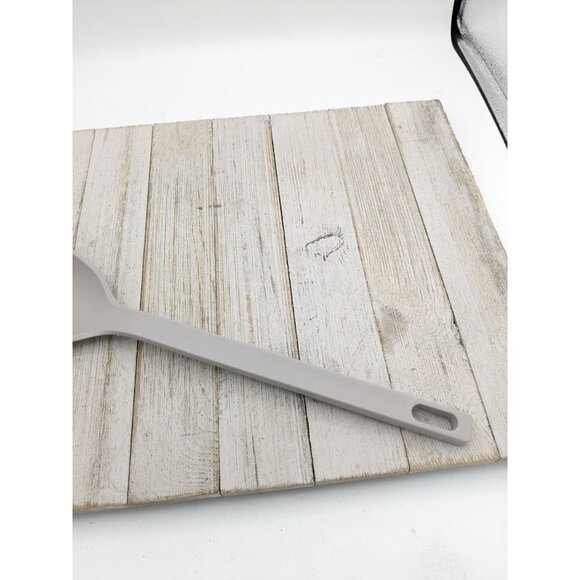 Room Essentials Plastic Solid Spoon Gray 13" - Picture 7 of 7